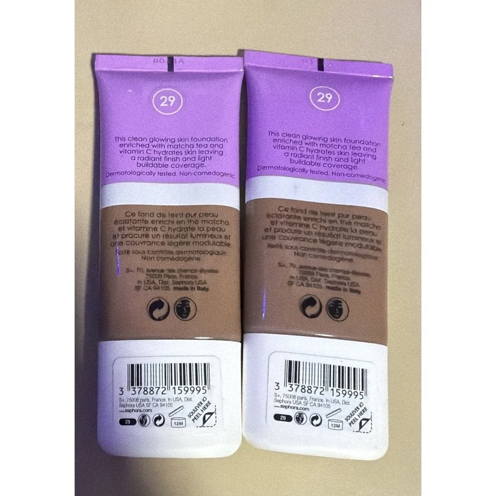 Sephora Skin Glowing Foundation Bundle #29 Lot Of 2 Makeup Sephora Skincare